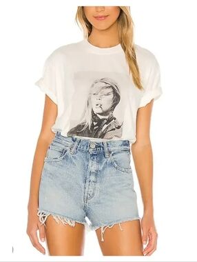 Anine Bing Ida Tee AB x TO in White